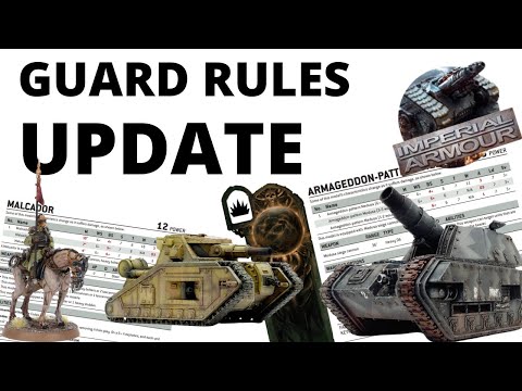 BIG Imperial Guard Update - New Datasheets, Better Artillery and Cheaper Orders in Imperial Armour?