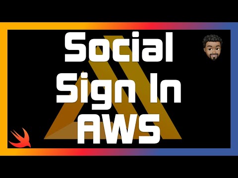 Social Sign In with AWS Amplify | Escape Hatch | Swift 5 thumbnail