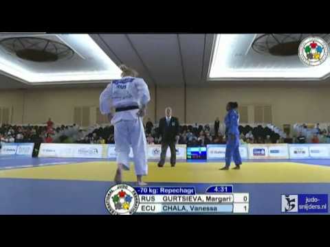 Judo 2013 Grand Prix Miami: Gurtsieva (RUS) - Chala (ECU) [-70kg] rep