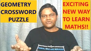 ICSE and CBSE Mathematics | Geometry | Rectilinear figures, Triangles, Circle | Crossword Puzzle |