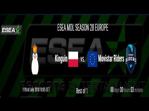 CS:GO LIVE || Kinguin vs Movistar Riders || bo1 || ESEA MDL SEASON 28 EUROPE