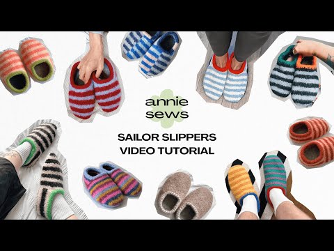 Sailor Slippers Video Tutorial