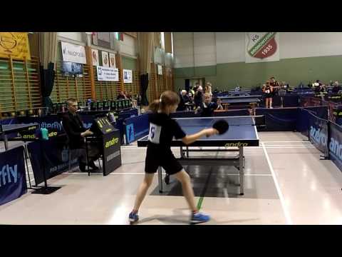 Zuzanna Pawelec - Klara Lemańska. Mistrzostwa Polski Żaków 2016/17 - mecz o miejsca 9-12