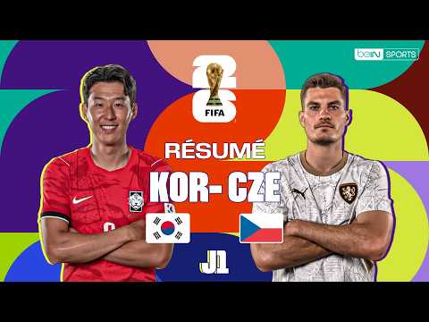 Résumé : CORÉE DU SUD - TCHÉQUIE - Une FIN de MATCH FOLLE ! (J1)