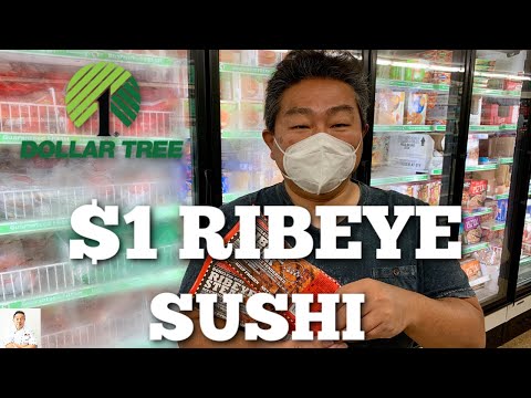 $1 Ribeye Steak Sushi Rolls | Dollar Tree Bought...
