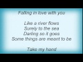 Luka Bloom - Can't Help Falling In Love Lyrics
