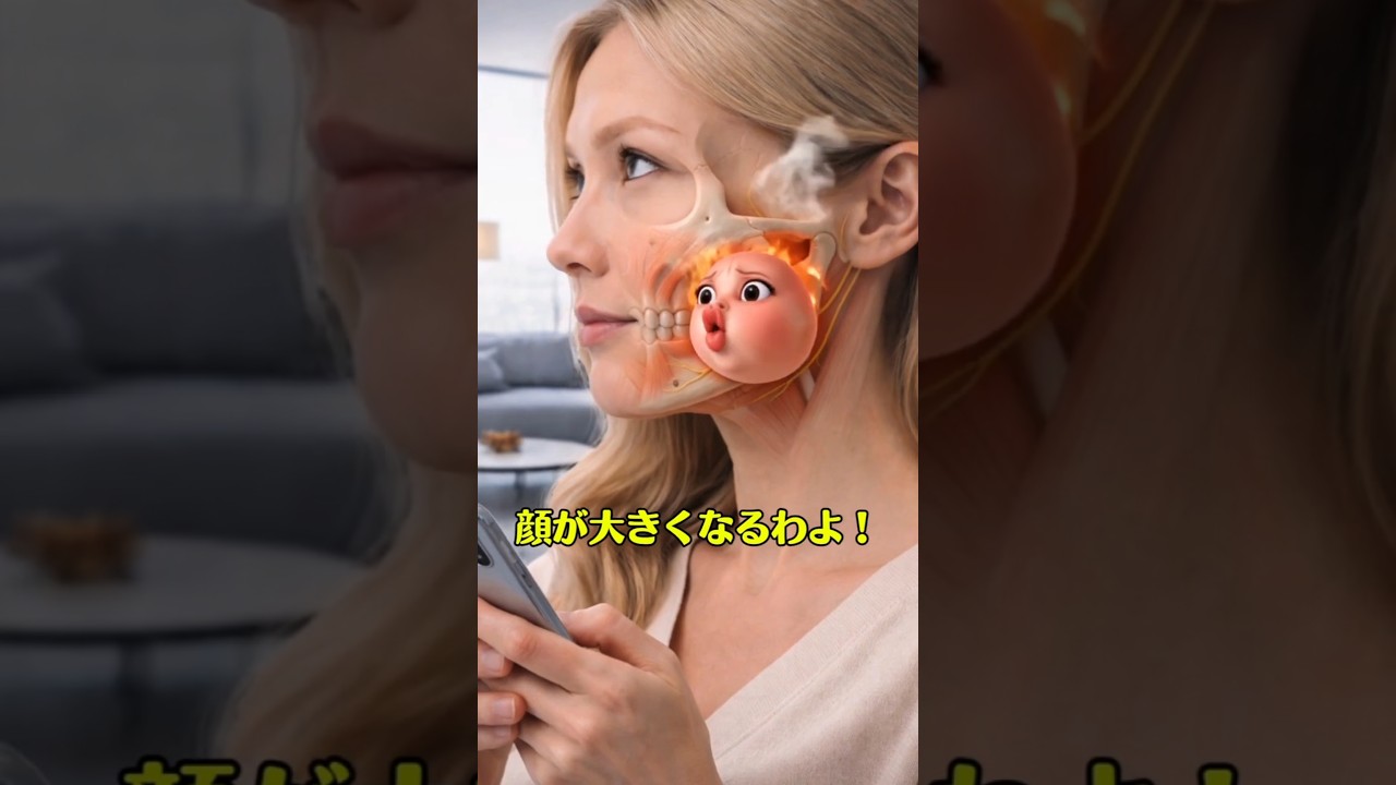 【エラ張り・四角くなった顔を解消する】#噛みしめ #たるみ #ほうれい線 #セルフケア #美容