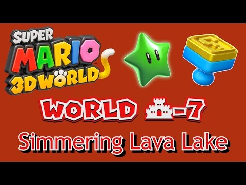 Super Mario 3D World - World Castle-7: Simmering Lava Lake