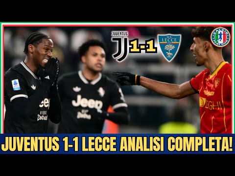 🚨JUVENTUS-LECCE 1-1: JUVE MISSES A LATE PENALTY AND DRAWS AT HOME! SPALLETTI FURIOUS!😡