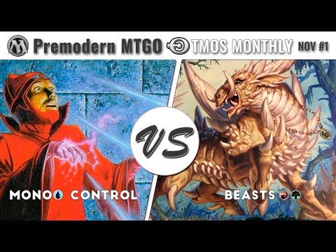 TMOS Biweekly Nov #1 - Round 4 - Mono Blue Control vs Beasts RG