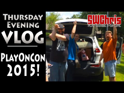PlayOnCon 2015! (Thursday Evening Vlog 7/16/2015)