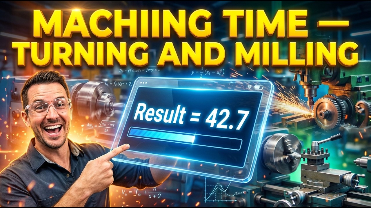 Machining Time Calculator — Turning and Milling