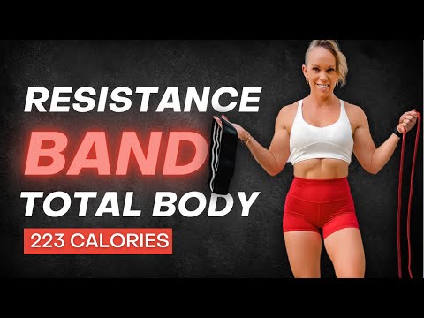 40 Min Total Body Resistance Band Workout 💪 Strength & Tone