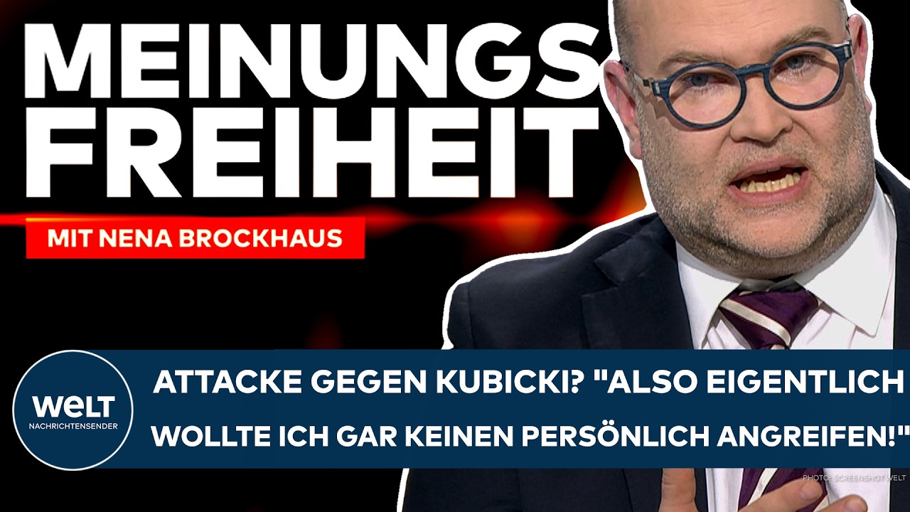 DEUTSCHLAND: Attacke gegen Kubicki? "Also eigentlich wollte ich gar keinen persönlich angreifen!"