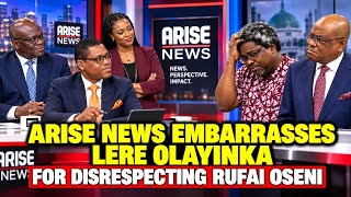 Arise News Chase Wike Aide Lere Away For Disrespecting Rufai Oseni