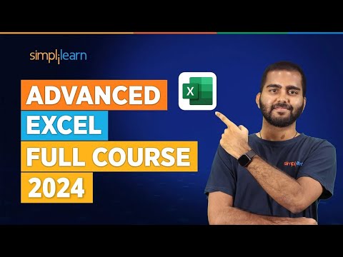 Advanced Excel Full Course 2023 | Excel Tutorial For Beginners | Excel Training | Simplilearn