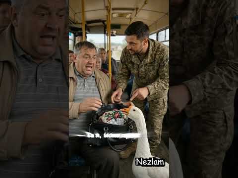 Гусак викрив пасажира в маршрутці |The Goose Exposed a Passenger in the Bus #nezlamai #україна #love
