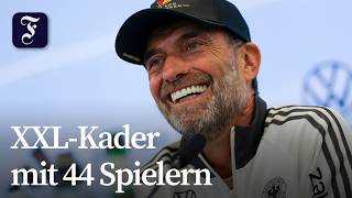 Klopp nominiert DFB-Kader mit vielen neuen Gesichtern