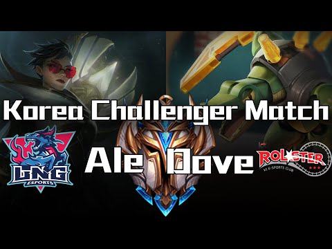 【Korea Challenger Match】LNG.Ale Vayne TOP VS KT.Dove Renekton[LEAGUE OF LEGENDS]