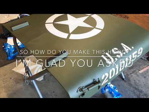 How to make a Willys MB hood replica