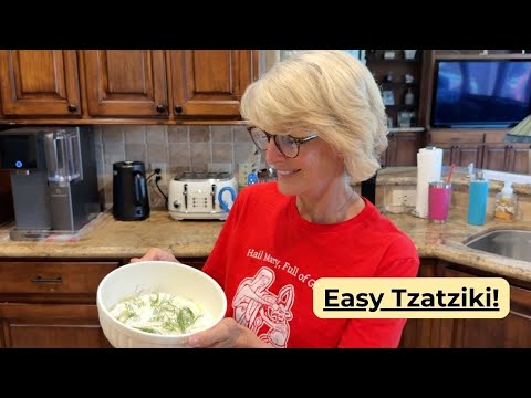 👉 Making Fresh Tzatziki | Easy Greek Recipe