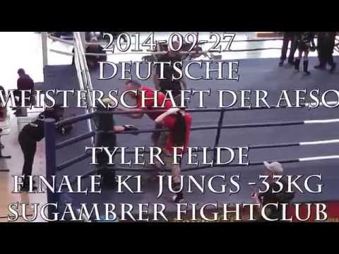 2014-09-27 DM-AFSO Tyler Felde Finale K1 Jungs-33Kg - Sugambrer Fightclub