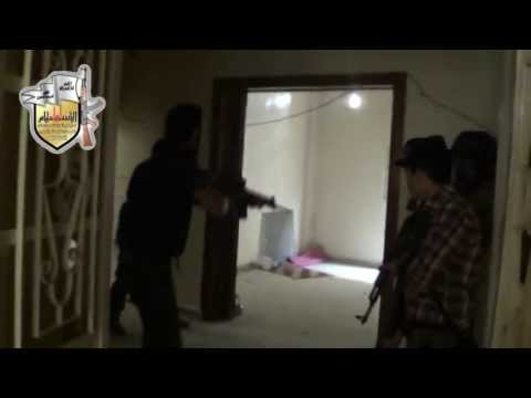 تصدي لواء الإسلام لمحاولة قوات النظام اقتحام حي برزة في مدينة دمشق