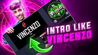 How to make gaming intro like Vincenzo on android 