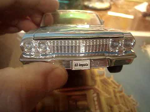 1963 CHEVY IMPALA CONVERTIBLE DIECAST MODEL BY WELLY