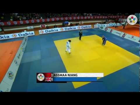 Judo Grand-Prix Samsun 2013: Assmaa NIANG (MAR) - Sally CONWAY (GBR) Final [-70kg]