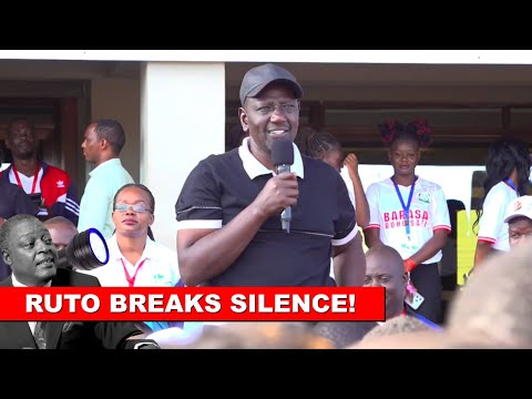 Finally Pres Ruto breaks silence after Jirongo was buried with a torch to haunt his K!llers.