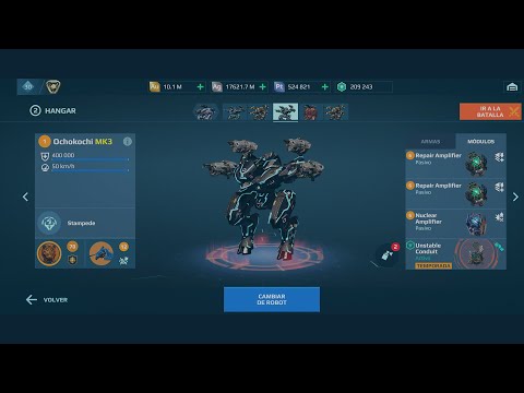 NEW OCHOKOCHI MACE AND CUDGEL War Robots Gameplay