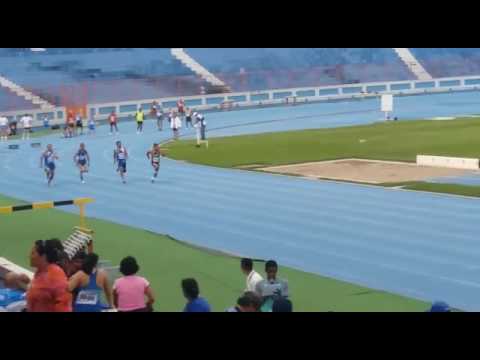100mts planos Cat. 55-59 CENTROAMERICANO MÁSTER SALVADOR 2016 Juan Velázquez Sandoval