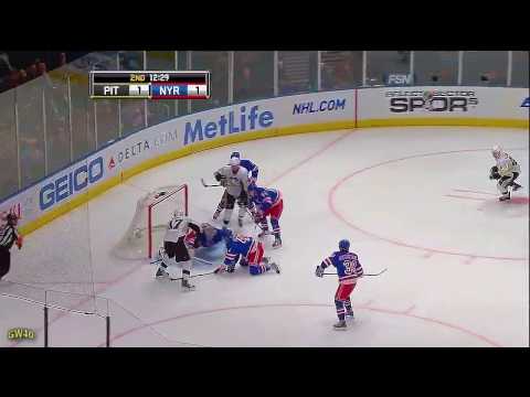 Mike Rupp Hat Trick (11-30-2009)