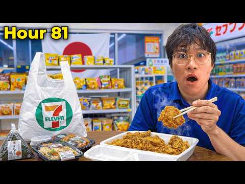 Ich habe 100 Stunden lang NUR japanisches Essen aus Supermärkten gegessen.