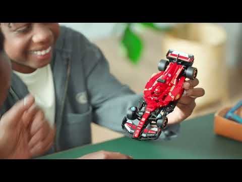 thumbnail video image 2 of Set LEGO Speed Champions Auto de Carreras Ferrari SF-24 F1 77242, 2 of 5