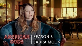 Laura Moon Interview with Emily Browning | American Gods - Season 3 video