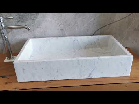 %lavabo da appoggio da bagno o cucina in marmo pietra o granito%