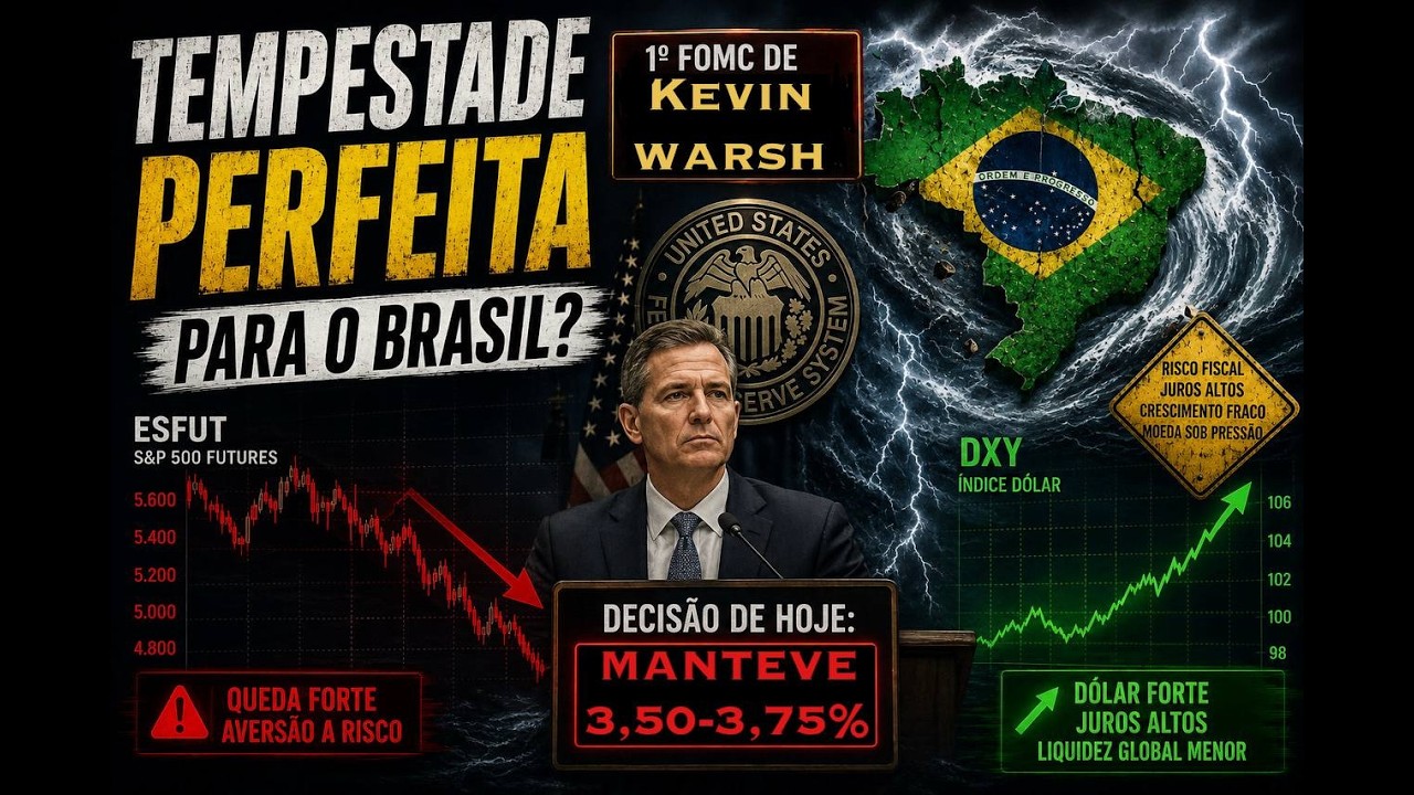FED F0DE COM TUDO! KEVIN COLOCOU O POWELL NA MESA!
