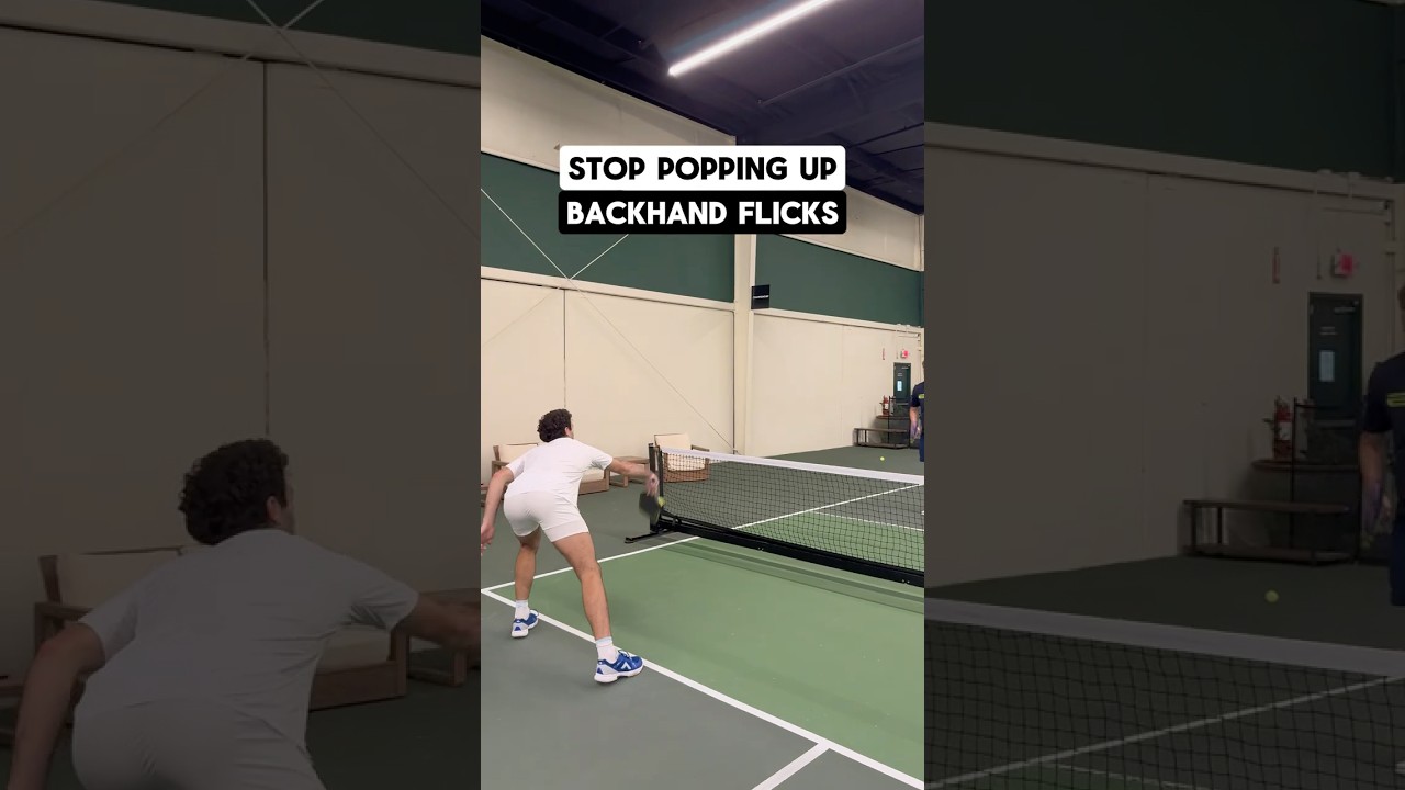 The Paddle Face Fix That Makes Your Backhand Flick Actually Work