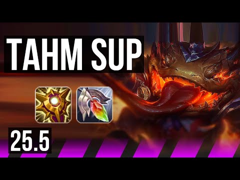 TAHM KENCH & Jinx vs SORAKA & Ashe (SUP) | 6/1/12, Dominating | KR Master | 25.5