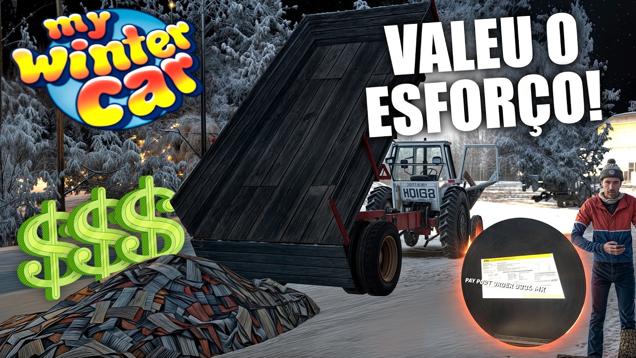 MADEIRA, DINHEIRO e SUSPENSÃO NOVA! - My Winter Car #52