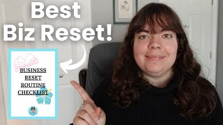 This Reset Checklist CHANGED My Business (as a Virtual Assistant & Business Coach)