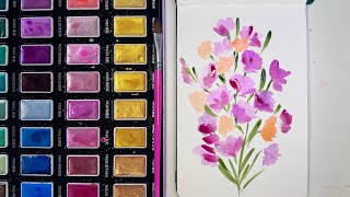 Get inspired with these Easy simple little florals & Gorgeous NEW Paul Rubens Pearlescents.