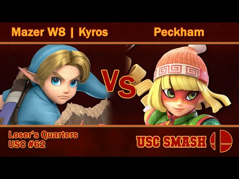 USC Smash Biweekly #62 Mazer W8 | Kyros (Young Link) vs Peckham (Min Min)