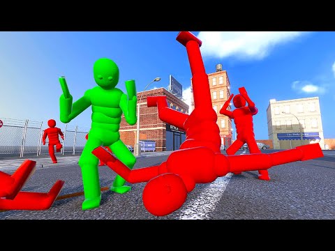 Fighting an ARMY of Ragdolls - Overgrowth Mods Gameplay