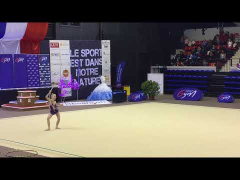 Manon Philippe cerceau - Nat A 14/15 ans - France Besançon 2018