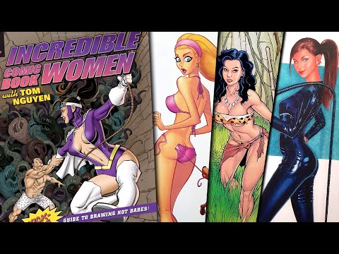 Incredible comic book women book preview kick ass guide to drawing hot babes by Tom Nguyen