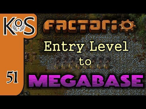 Factorio: Entry Level to Megabase Ep 51: MEGA IRON TRAIN STATION - Tutorial Series Gameplay