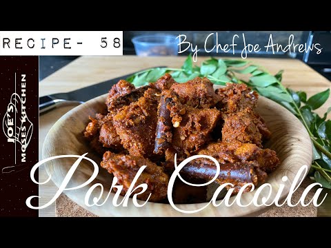 Pork Cacoila (Portuguese Stew, Clay pot, Slow heat cooking)